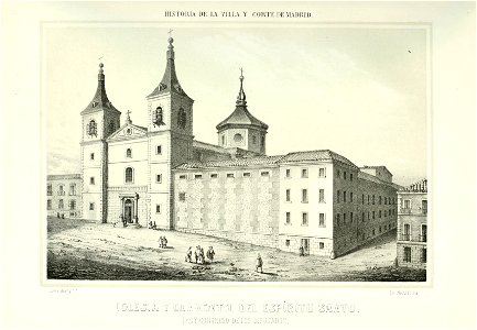 1863, Historia de la Villa y Corte de Madrid, vol. 3, Iglesia y convento del Espíritu Santo