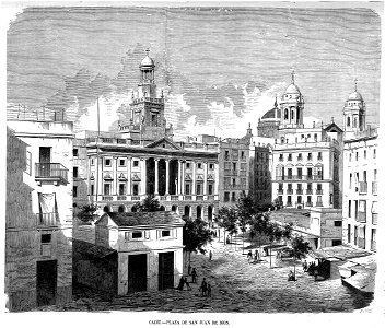 1864-04-10, El Museo Universal, Cádiz, Plaza de San Juan de Dios