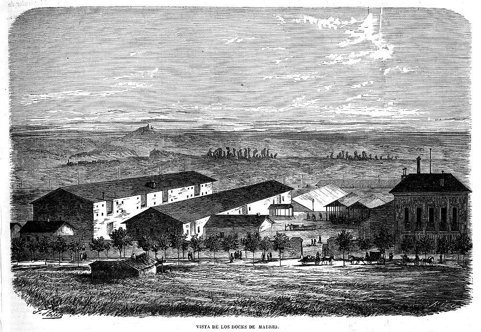 1864-08-21, El Museo Universal, Vista de los Docks de Madrid