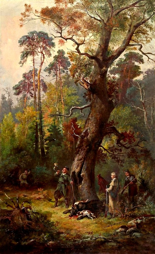 Franciszek Kostrzewski - Polowanie 1863