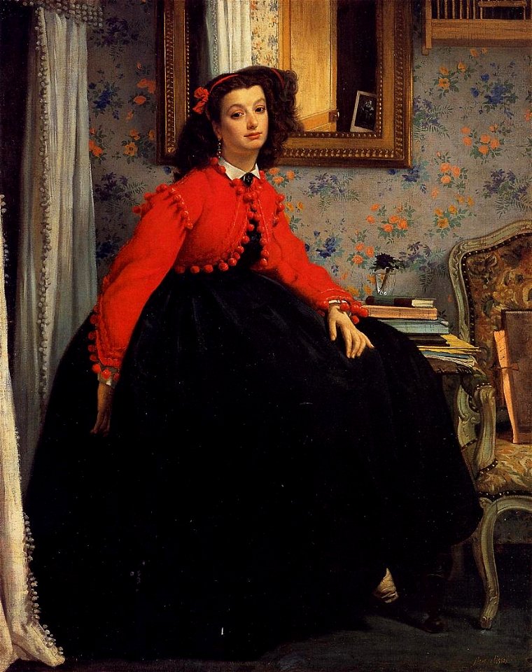 James Tissot - Portrait of Miss L. L.