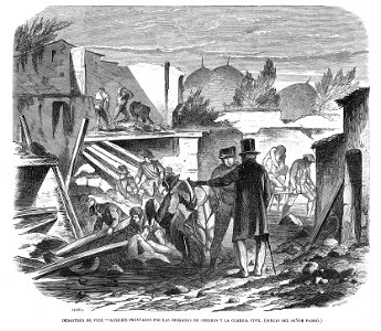1863-11-15, El Museo Universal, Desastres de Vich, Ausilios prestados por las brigadas de obreros y la Guardia Civil