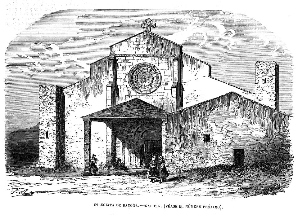 1864-05-01, El Museo Universal, Colegiata de Bayona (Galicia), Ruiz