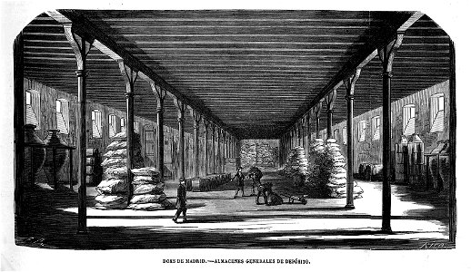 1864-08-28, El Museo Universal, Doks de Madrid, Almacenes generales de depósito