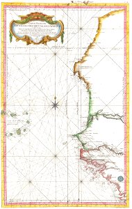 1865 Bellin Sea Chart of Western Africa ( Senegal, Gambia, Guinea, etc.) - Geographicus - WestAfrica2-bellin-1765