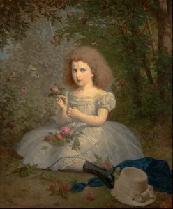 Artur Grottger - Portret Rozalii Matyldy Glaser 1864 Muzeum Śląskie