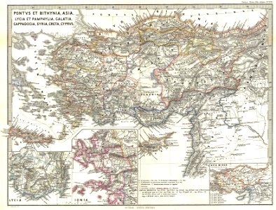 1865 Spruner Map of Asia Minor (Turkey) in Antiquity - Geographicus - AsiaMinor-spruner-1865