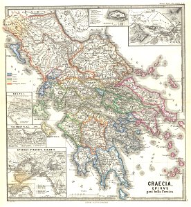 1865 Spruner Map of Greece, Epirus after the Persian War - Geographicus - GraeciaEpirus-spruner-1865