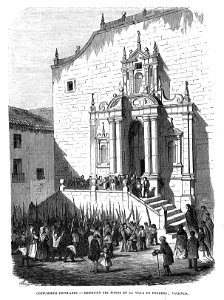 1865-11-26, El Museo Universal, Costumbres populares, Bendición del hinojo en la villa de Enguera, Valencia