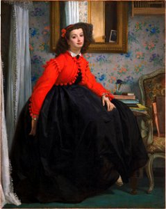 James Tissot - Portrait de Mlle L. L - musée d'OrsayFXD