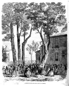 1865-05-14, El Museo Universal, La fuente de San Isidro en el día de la romería