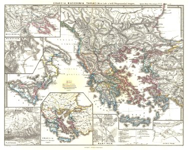 1865 Spruner Map of Greece, Macedonia and Thrace before the Peloponnesian War. - Geographicus - GraeciaMacedoniaThracia-spruner-1865