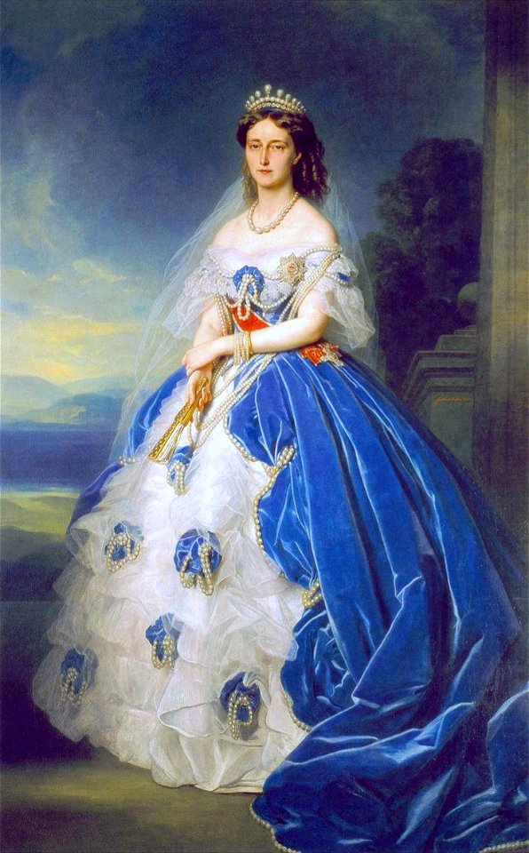 Grand Duchess Olga by Franz Xaver Winterhalter (1865)