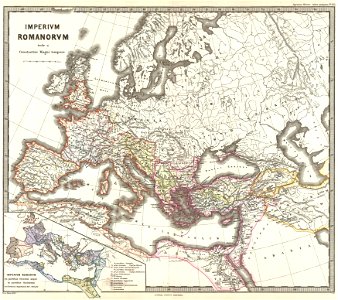 1865 Spruner Map of the Roman Empire under Constantine - Geographicus - ImperiumRomanorum-spruner-1865