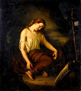 Aleksander Rycerski - Mary Magdalene. Free illustration for personal and commercial use.