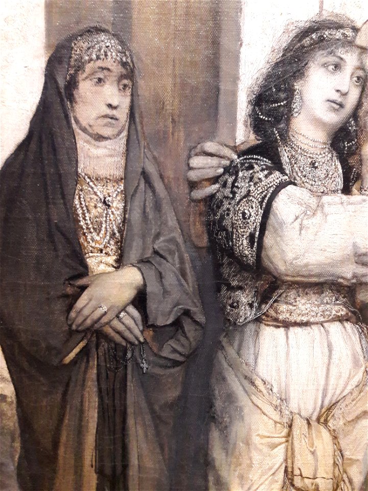 Gottlieb Recha welcoming her father (detail) 01