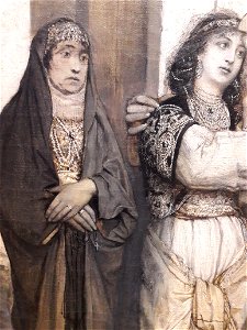 Gottlieb Recha welcoming her father (detail) 01