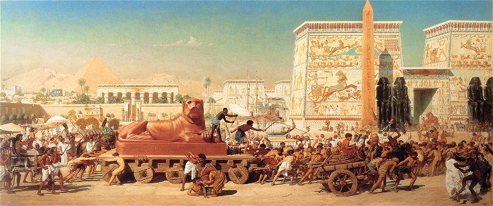1867 Edward Poynter - Israel in Egypt