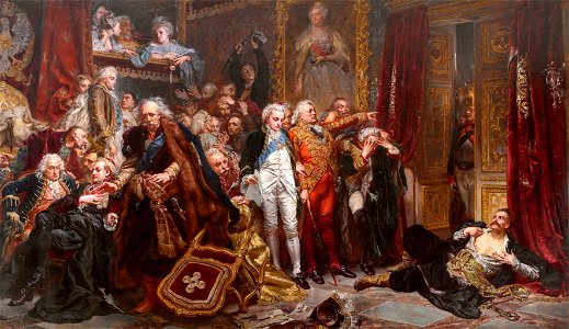 Jan Matejko - Upadek Polski (Reytan)