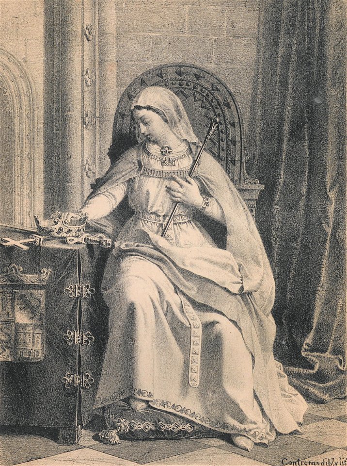 1868, Mugeres célebres de España y Portugal, Berenguela la Grande, AB195 0489 (cropped)
