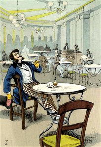 The Palmy Days of the Café de la Rotonde. In the Palais-Royal, 1868