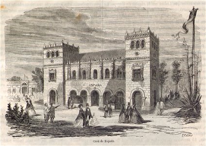 1867, Pabellón de España en la Exposición de 1867, Padró