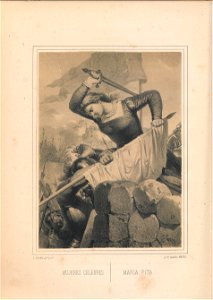 1868, Mugeres célebres de España y Portugal, María Pita, AB196 0539