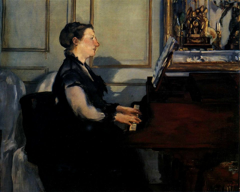 Édouard Manet - Madame Manet ou Piano