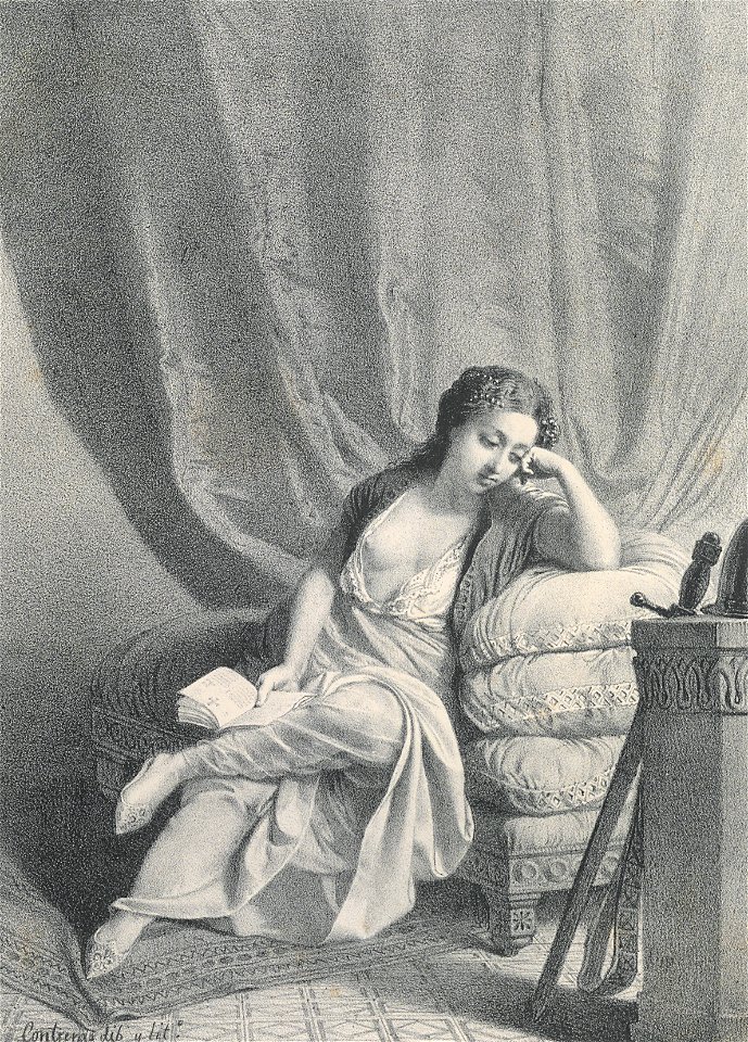1868, Mugeres célebres de España y Portugal, Zaida, mujer de Alfonso VI, AB195 0383 (cropped)
