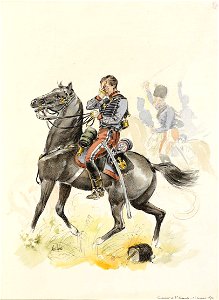 1870 - Lieutenant en tenue de campagne du 3e Hussards (35)