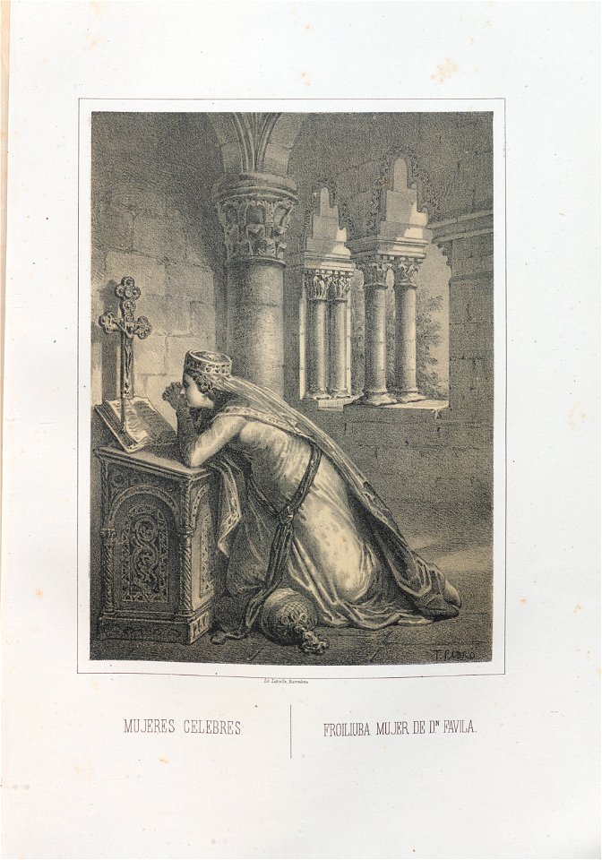 1868, Mugeres célebres de España y Portugal, Froiliuba, AB195 0242