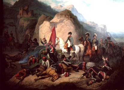 January Suchodolski - Napoleon w wąwozie Somosierry