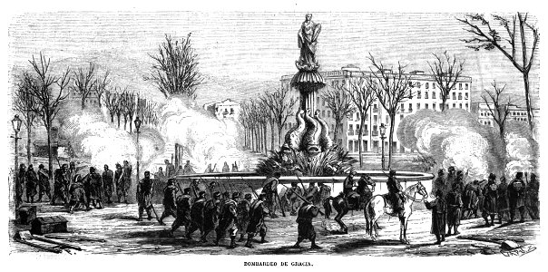 1870-04-25, La Ilustración Española y Americana, Bombardeo de Gracia, Capuz