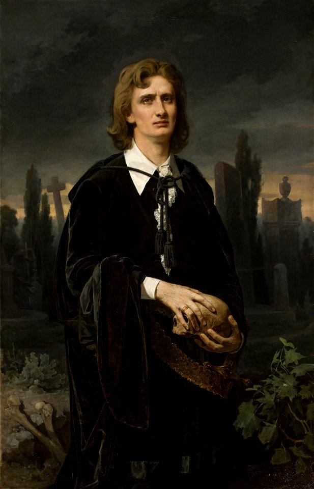 Miller Wincenty Rapacki as Hamlet
