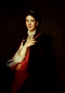 Henryk Rodakowski - Portrait of Leonia Blühdorn - Google Art Project