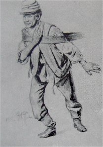 1870репин. Бурлак (Солдат)