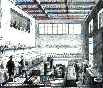 1872-03-08, La Ilustración Española y Americana, Madrid, Establecimiento y talleres de la fábrica y fundición de metales de Leoncio Meneses (cropped) Dorado y plateado