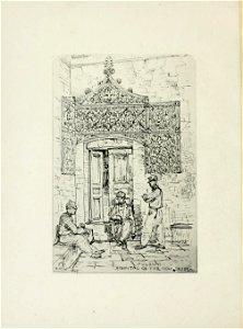 1872, An architect's note-book in Spain, principally illustrating the domestic architecture of that country, plate 46, Toledo, Doorway from the Hospital of the Holy Cross