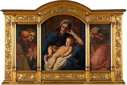 Charles Verlat - The mother of the Messiah and the four evangelists