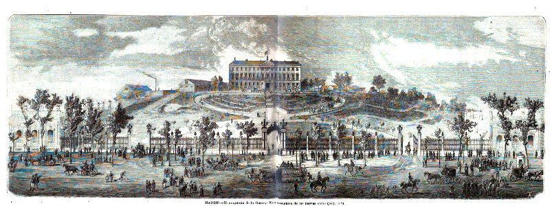 1872-06-24, La Ilustración Española y Americana, Madrid, El Ministerio de la Guerra, Vista panorámica de las nuevas obras