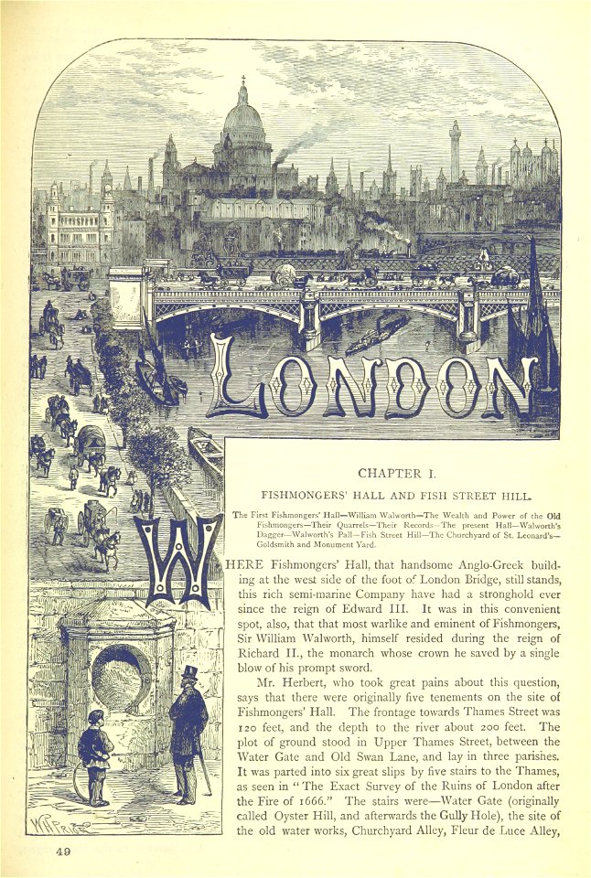 Image taken from page 607 of 'Old and New London, etc' (11186512894)