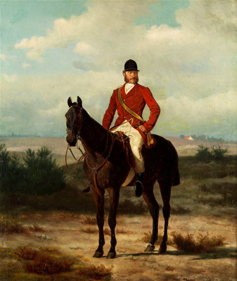 Friedrich Anton Kilp Reiterportrait