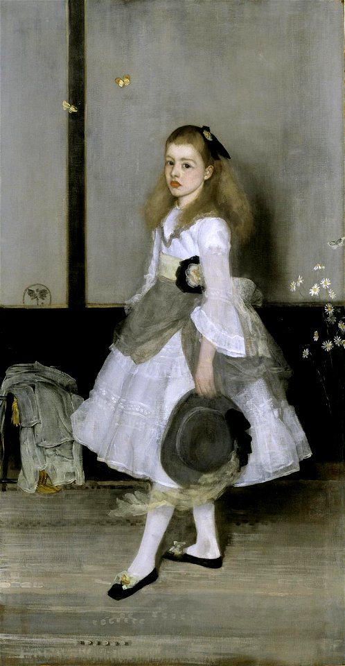 Whistler James Harmony in Grey and Green Miss Cicely Alexander 1873