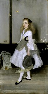 Whistler James Harmony in Grey and Green Miss Cicely Alexander 1873