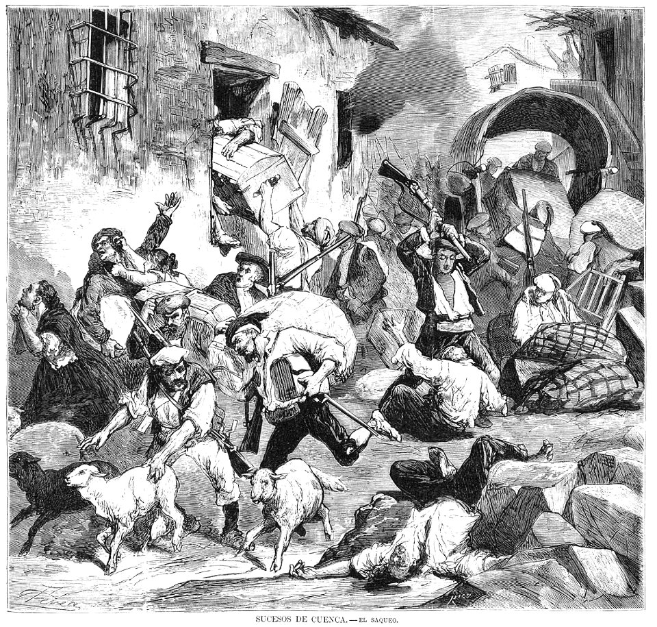 1874-07-30, La Ilustración Española y Americana. Los sucesos de Cuenca. El saqueo