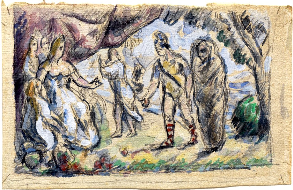 1875, Cézanne, Aeneas Meeting Dido at Carthage