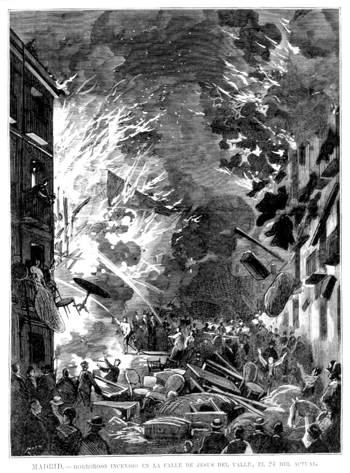 1875-08-30, La Ilustración Española y Americana, Incendio en la calle de Jesús del Valle, Rico