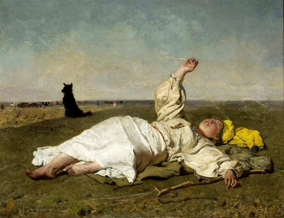 Józef Chełmoński - Indian summer - Google Art Project