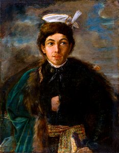 Gottlieb-Self-Portrait in Polish Nobleman's Dress 1874. Free illustration for personal and commercial use.