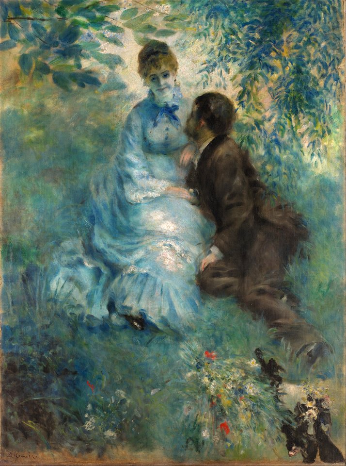 Auguste Renoir - Lovers - Google Art Project